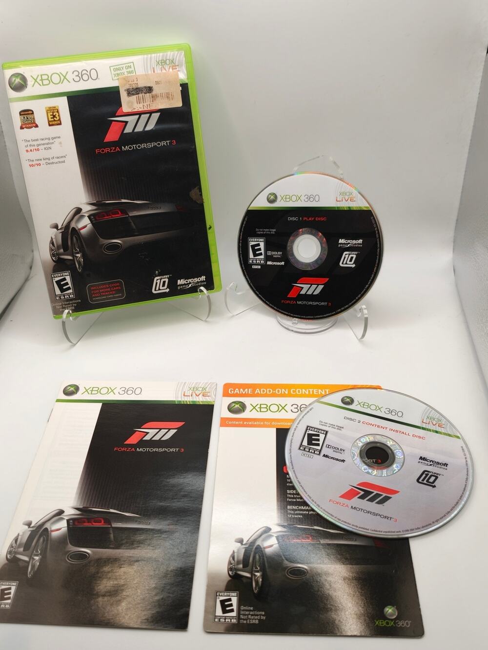 Forza Motorsport 3 Xbox 360 CIB Complete 2-Disc Tested